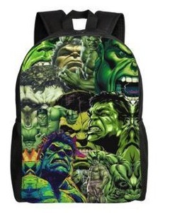 lot 17996 image: The Incredible Hulk Backpack Printed Travel Backpack