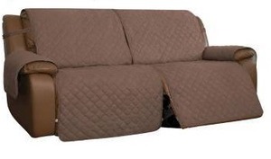 Easy-Going Recliner Sofa Cover, Reversible Couch Cover for Double Recliner, Split Sofa Cover for Each Seat