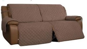 lot 18030 image: Easy-Going Recliner Sofa Cover, Reversible Couch Cover for Double Recliner, Split Sofa Cover for Each Seat