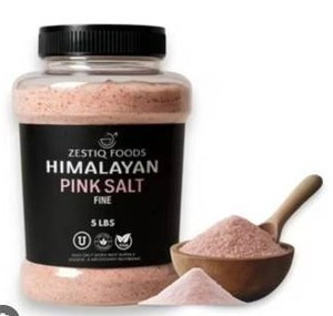 lot 18035 image: Zestiq Foods Himalayan Pink Salt Fine 5 lbs, Expires 5-1-30