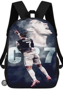 lot 18043 image: 17 inch Laptop Backpack with Ronaldo