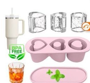 lot 18044 image: 2 Pack Silicon Ice Molds