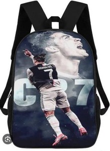lot 18056 image: 17 inch Laptop Backpack with Ronaldo