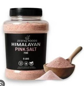 lot 18060 image: Zestiq Foods Himalayan Pink Salt Fine 5 lbs, Expires 5-1-30