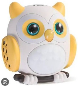 lot 18061 image: 3D Owl Night Light for Kids - Motion Sensor LED Night Lamp with Magnetic Mount