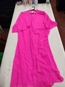lot 63283 image: NoBo Bright Pink Swimsuit Cover - 2-3XL