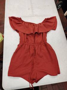 lot 63340 image: rue21 rust orange romper - M