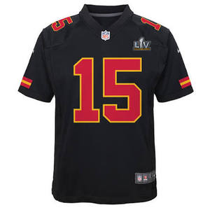 Nike Kansas City Chiefs Patrick Mahomes black fashion game jersey