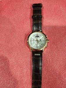 lot 1096 image: LIGE Chronograph Watch with Moon Phase and 24-Hour Display
