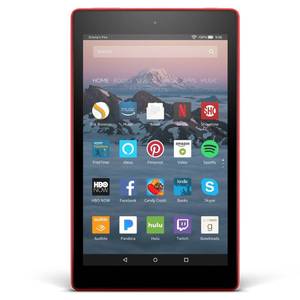 lot 1900 image: Amazon Fire HD 8 Tablet 8 HD Display with Alexa (7th Generation, 2017 Release) - Punch Red - 16GB New Sealed