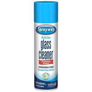 lot 1935 image: Sprayway Glass Cleaner Ammonia Free Aerosol - 19oz Fresh Scent, Windows & Mirrors, Streak-Free