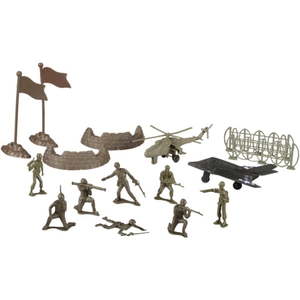lot 1959 image: Imperial Military Action Playset 55 pc Carded Pack