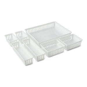 lot 1962 image: Mainstays Set of 6 Drawer Storage Organizer Bins