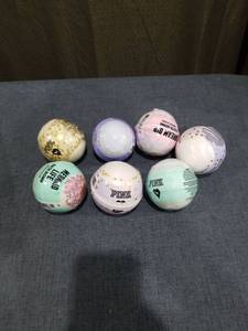 lot 1968 image: PINK Bath Bombs Lot of 7 Assorted Scents