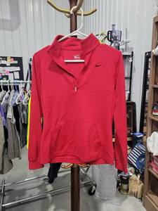lot 1996 image: Nike Performance Red Half-Zip Hoodie Size S(4-6) P CH