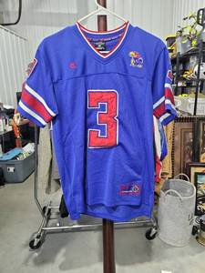 lot 2900 image: Colosseum Athletics Kansas Jayhawks #3 Youth Jersey Size 12 -14 Youth