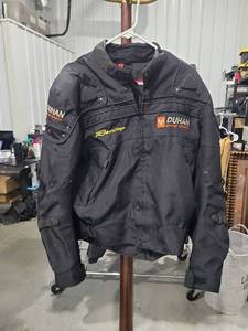 lot 2903 image: Duhan Motor Sports Racing Black Jacket Size Medium