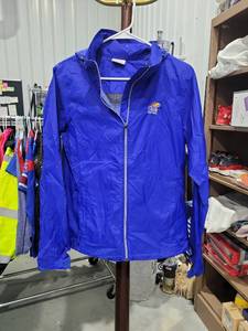 lot 2918 image: Columbia Sportswear Hooded Windbreaker Jacket Blue M