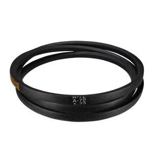 lot 73276 image: uxcell A72 Drive V-Belts 72 Inner Length 13mm Width 8mm Thick JIS Standard A-Section Rubber Drive Transmission Belt - Retail $12