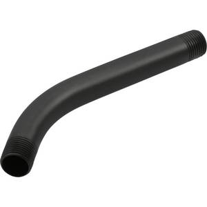 lot 73290 image: Delta DRP40593BL 7 Wall Mounted Shower Arm Matte Black - Retail $67