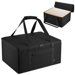 lot 73291 image: Stacking Game Carry Bag Compatible with Giant Tumble Tower Block, Portable Storage Bag for 60 Pcs Large Tumbling Timber, Carrying Case for Outdoor Yard Game (Blocks Not Included) - Retail $26