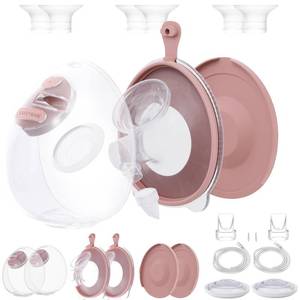 lot 73361 image: Two Complete Sets Compatible with Spectra S1S2S9 Breast Pump Replacement Parts (24mm Two Complete Sets with 171921mm Flanges) - Retail $58