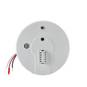 lot 73431 image: Kidde Heat Detector, Hardwired with Battery Backup & 2 LEDs, Interconnect Capability, Ideal for Garages - Retail $43