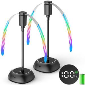 lot 73496 image: Fly Fans for Tables, 2000mAh Rechargeable Food Fan Last Up to 20H - Retail $17