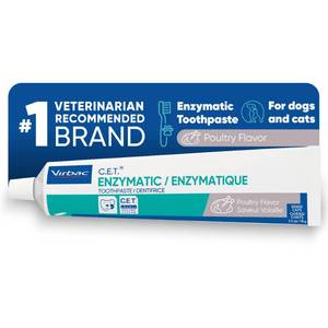 lot 73515 image: Enzymatic Toothpaste for Dogs and Cats, Poultry, 2.5oz - Retail $12