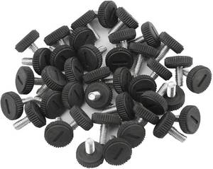 lot 73519 image: 32PCS M61MM(Pitch) Furniture Leveling Feet 20MM Screw on Table Feet Adjustable Furniture Legs Levelers for Chair Cabinet - Retail $9
