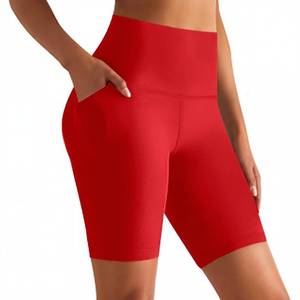 lot 73527 image: Biker Shorts for Women with Pockets-8 High Waisted Tummy Control Yoga Workout Running Gym Spandex Shorts (small) - Retail $10