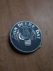 lot 1702 image: John Deere Day Medallion Belt Buckle
