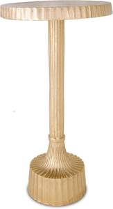 lot 6752 image: OBJET DART Inverness Small Round BLACK End Table, 22 H