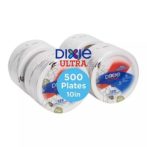 lot 6776 image: Dixie Ultra Heavy-Weight Pathways Paper Plates, 10.12 (500 ct.)