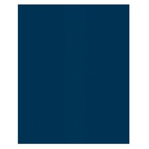 lot 6792 image: Office Depot  Brand 2-Pocket Paper Folders, Dark Blue, Pack of 25