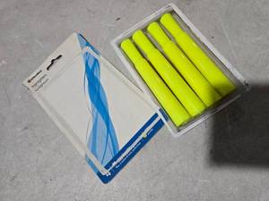 lot 6802 image: Officemax Desk Style Highlighter - 4 Pack, Yellow