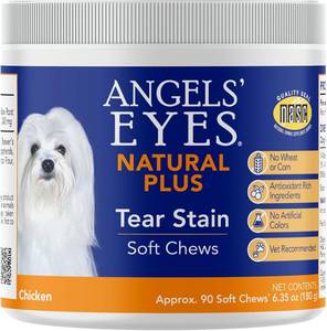 lot 6870 image: Angels Eyes Tear Stain Prevention Soft Chews, Chicken Flavor, 90 Count
