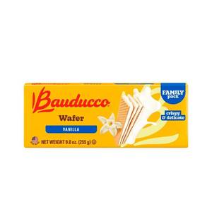 lot 6871 image: Bauducco Vanilla Wafers - Crispy Wafer Cookies with Vanilla Cream, 9 oz