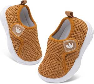 lot 6886 image: FEETCITY Baby Shoes Boys Girls First Walking Shoes Infant Sneakers Slip-On