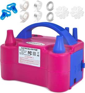 lot 7005 image: Electric Balloon Pump 600W, Dual Nozzle, 2 Modes, Portable Air Pump