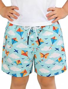 lot 7050 image: Pottwal Boys Swim Trunks 14-16Y UPF50, Adjustable Waistband
