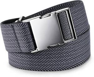 lot 7058 image: SANSTHS Mens Elastic Belt, Stretch Web Belt with Seat Belt Buckle, Clip 1.5 Adjustable 24 - 42