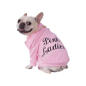 lot 7132 image: Grease Pink Ladies Jacket Pet Costume for Dogs or Cats by Rubies, XS