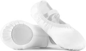 lot 7168 image: 3 Packs Satin Ballet Slippers for Girls - Toddler Dance Shoes - Size EU 26