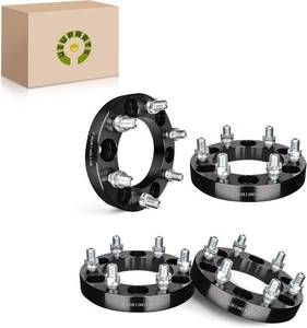 lot 7170 image: UIU 6x5.5 Wheel Spacers 1in Bore 108mm Fits Silverado 1500, M14x1.5, 4pcs
