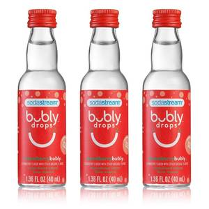 lot 7277 image: SodaStream bubly Drops, Strawberry, 1.36 Fl Oz (Pack of 3)
