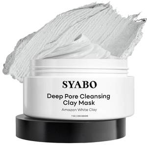 lot 7289 image: Amazonian White Clay Pore Mask, Blackhead Remover for Face, 200ml