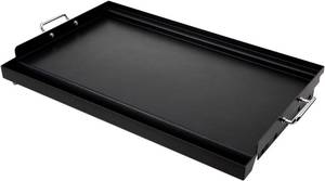 lot 10519 image: LotFun 30 x 15 Carbon Steel Griddle for Outdoor Gas Grill, Flat Top Plate