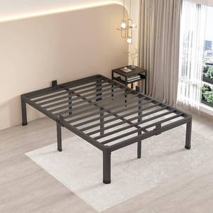 lot 10529 image: MAF 20-Inch Full-Size Bed Frame with Round Corner Legs, 3000 LBS Slats