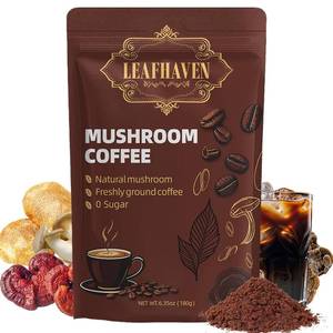lot 10645 image: LEAFHAVEN Mushroom Coffee with Lions Mane, Cordyceps, Reishi, 6 Mushrooms